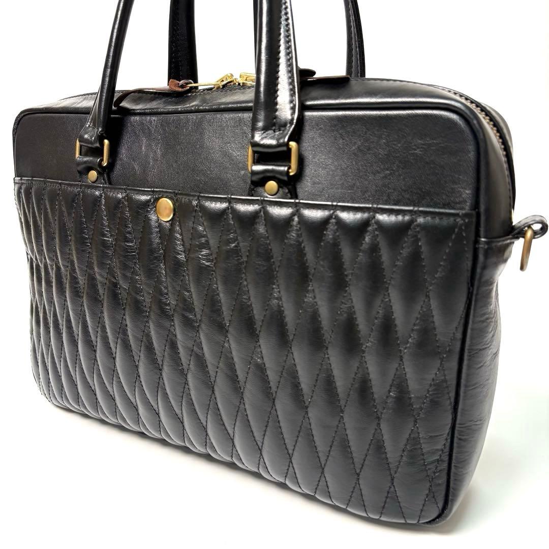 【日本製】COSTOM WORKS ZON レザー ブリーフケース 2way