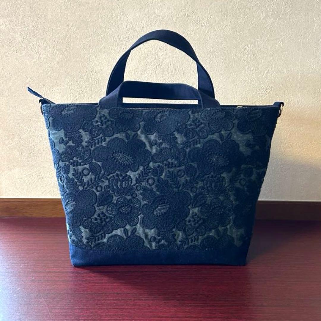 ミナペルホネン smile flower トートバッグ