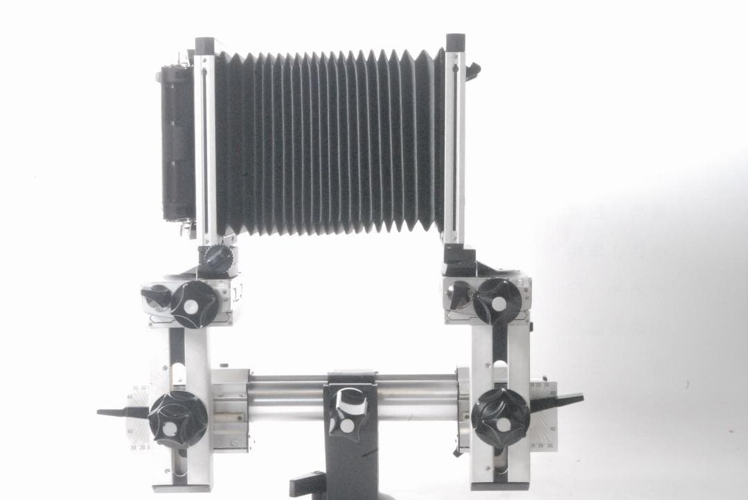 ジナーp 4x5・フィルムホルダー・袋蛇腹・大判カメラ ケース付き良品