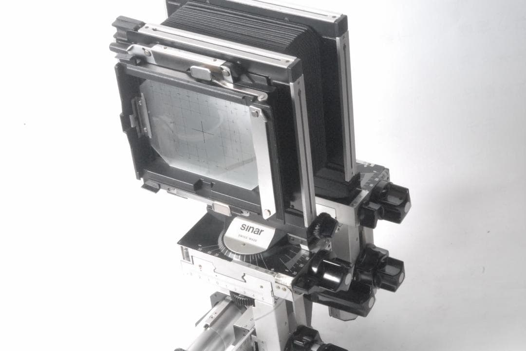 ジナーp 4x5・フィルムホルダー・袋蛇腹・大判カメラ ケース付き良品