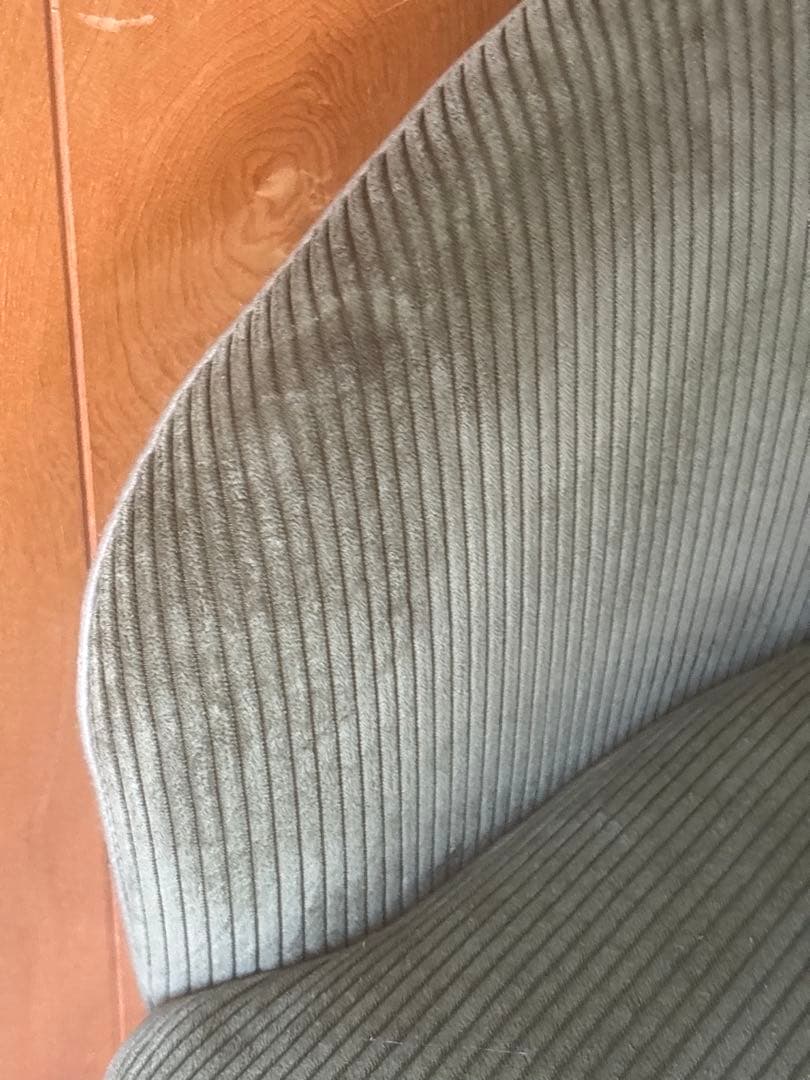 グリーン系 円形シート 椅子　1人用ソファ