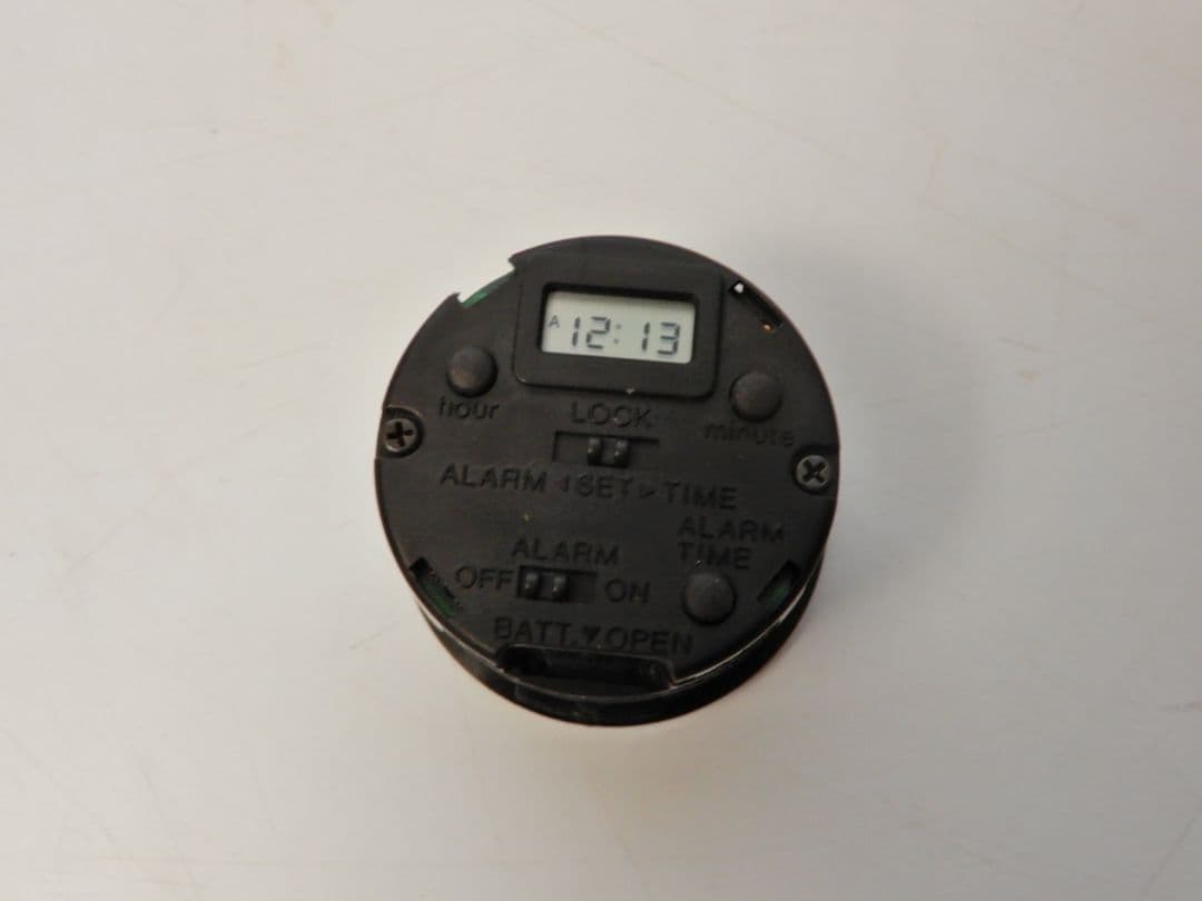 【美品 完動品】SEIKO DECOR トーキングクロック ペンスタンド置き時計