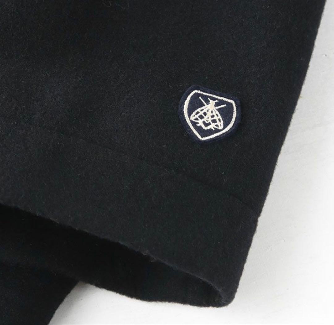 ORCIVAL ライトモッサフードコート サイズ2 フード付きネイビーコート