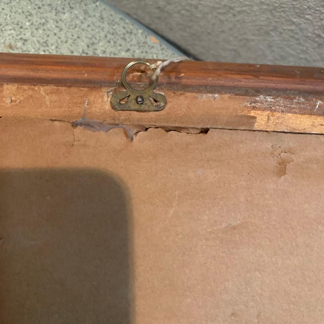 アンティーク　木製フォトフレーム