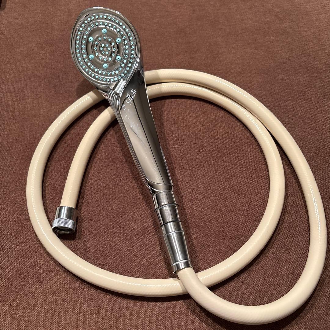 Reta シャワーヘッド クリーム色ホース付き