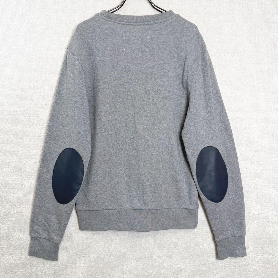 メゾンマルジェラ エルボーパッチ　トレーナー　スウェット　メンズ