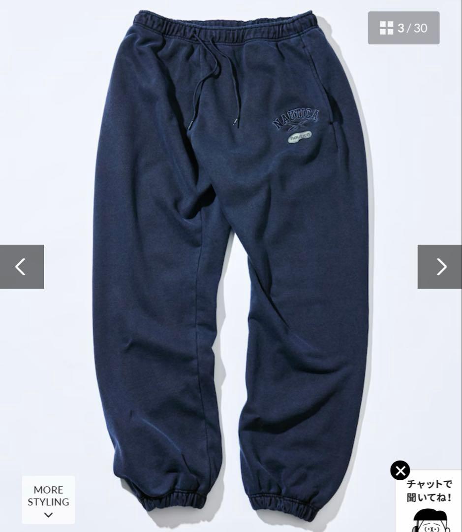 Reebok✖︎NAUTICA ダブルネームヘビーウェイト ピグメントスウェット