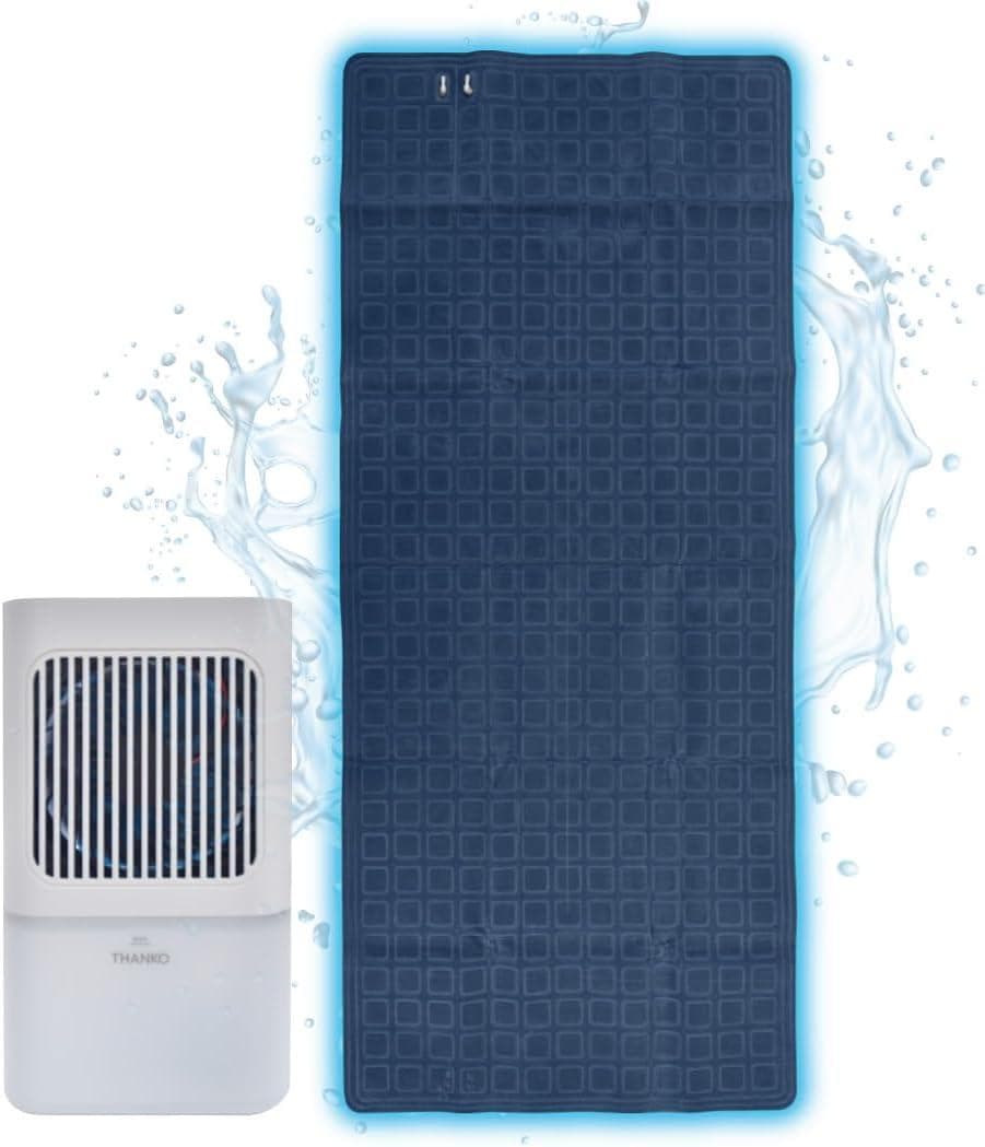 【保証書あり】サンコー ひんやり水流快眠マット2 水が流れるひんやり冷感マット