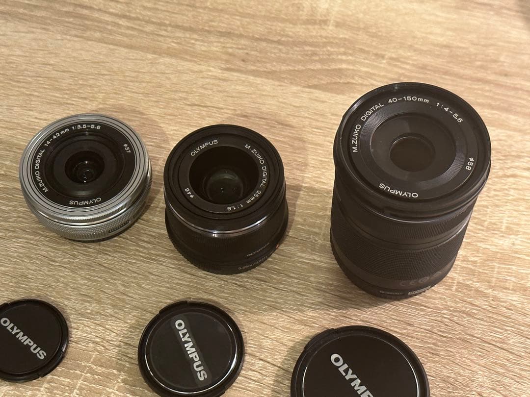 OLYMPUS OM-D EM10 Mark ⅲ レンズ×3