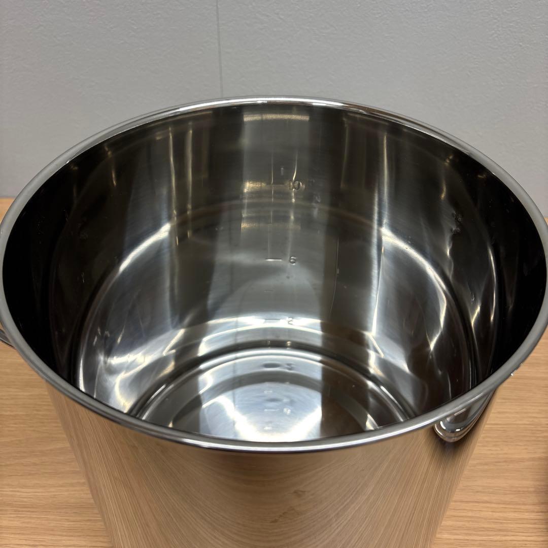 ステンレススチール 寸胴鍋 蓋付き 大容量　２個セット