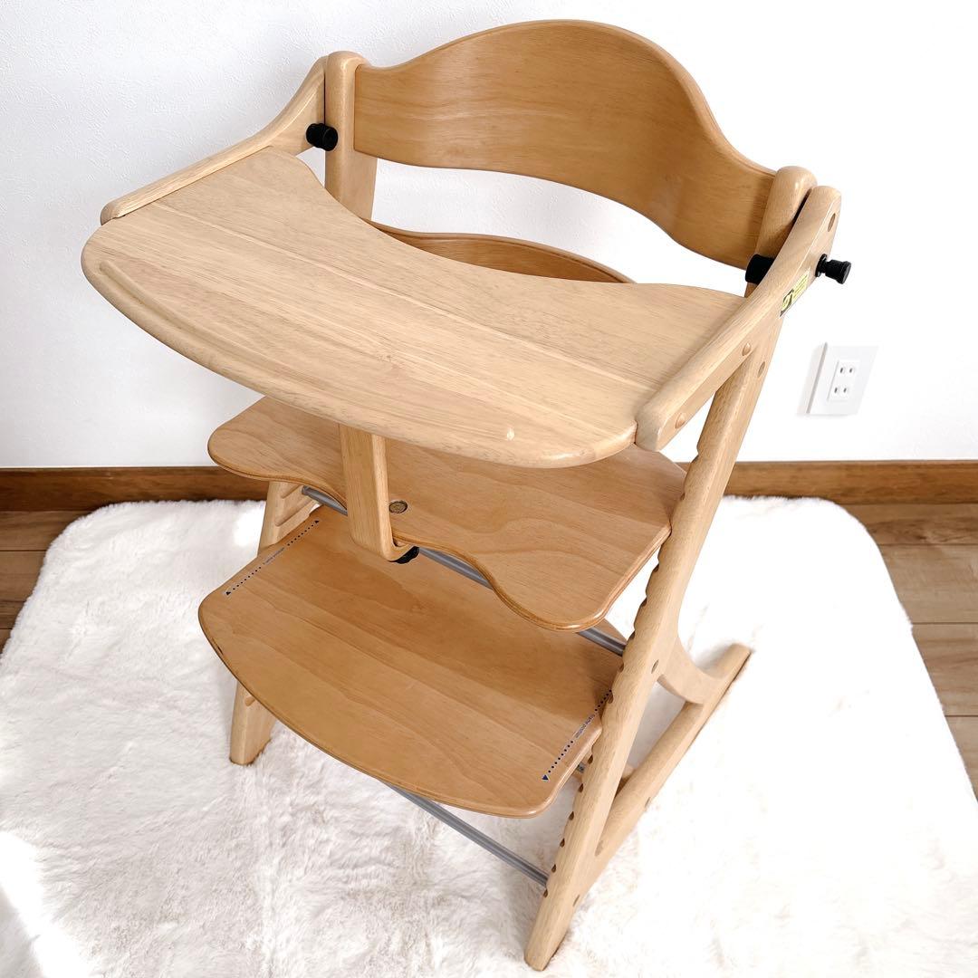 大和屋 すくすくチェアプラス テーブル&ガード付き 美品