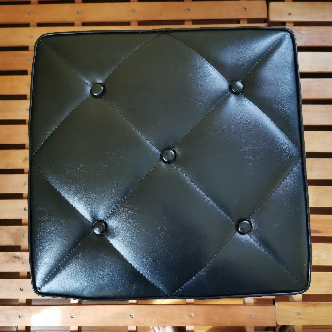 カリモク60　オットマン　スタンダードブラック