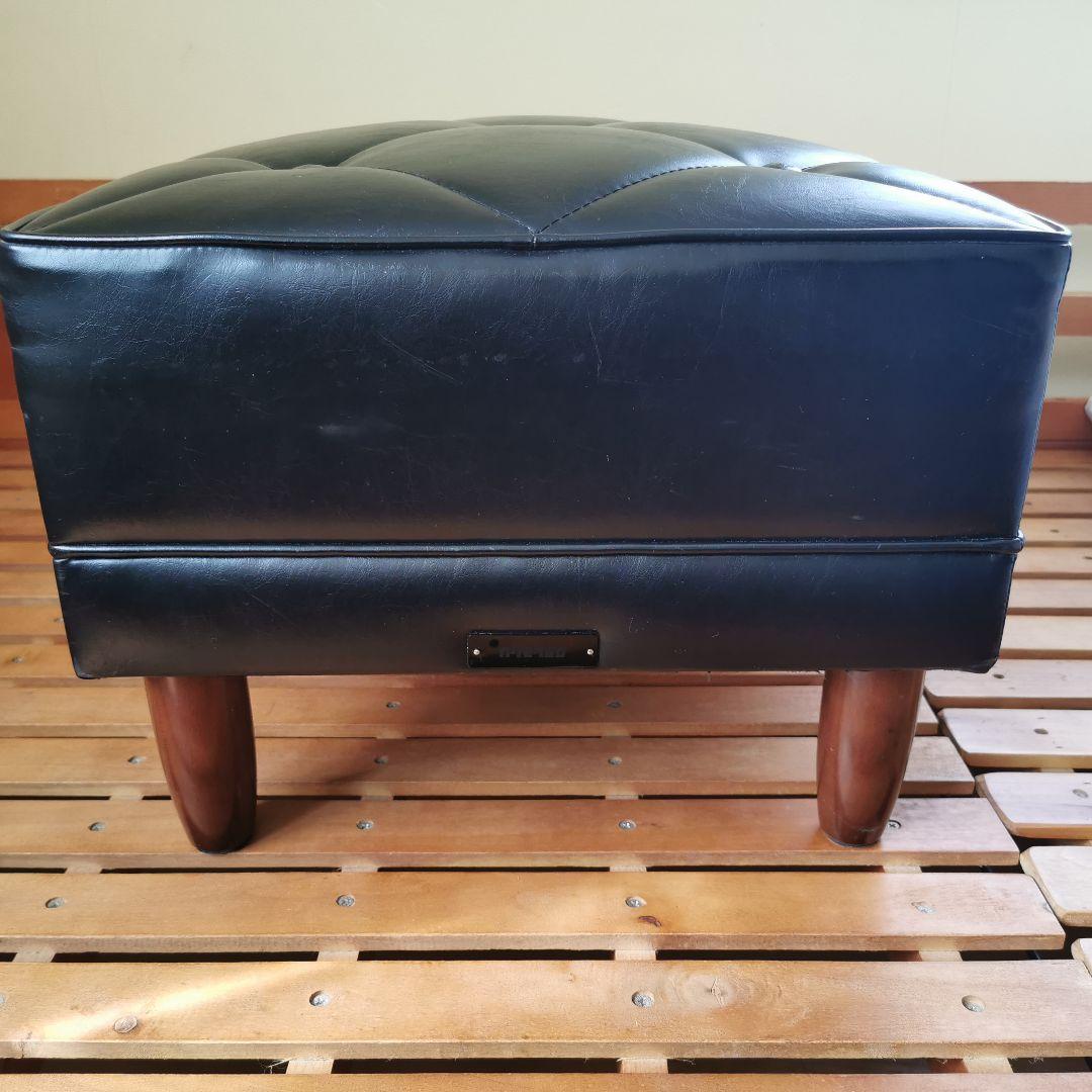 カリモク60　オットマン　スタンダードブラック