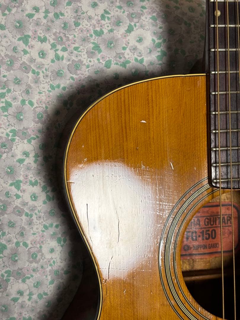 専用❗️ YAMAHA ヤマハ FG150赤ラベル　横ロゴ　5mm ドット