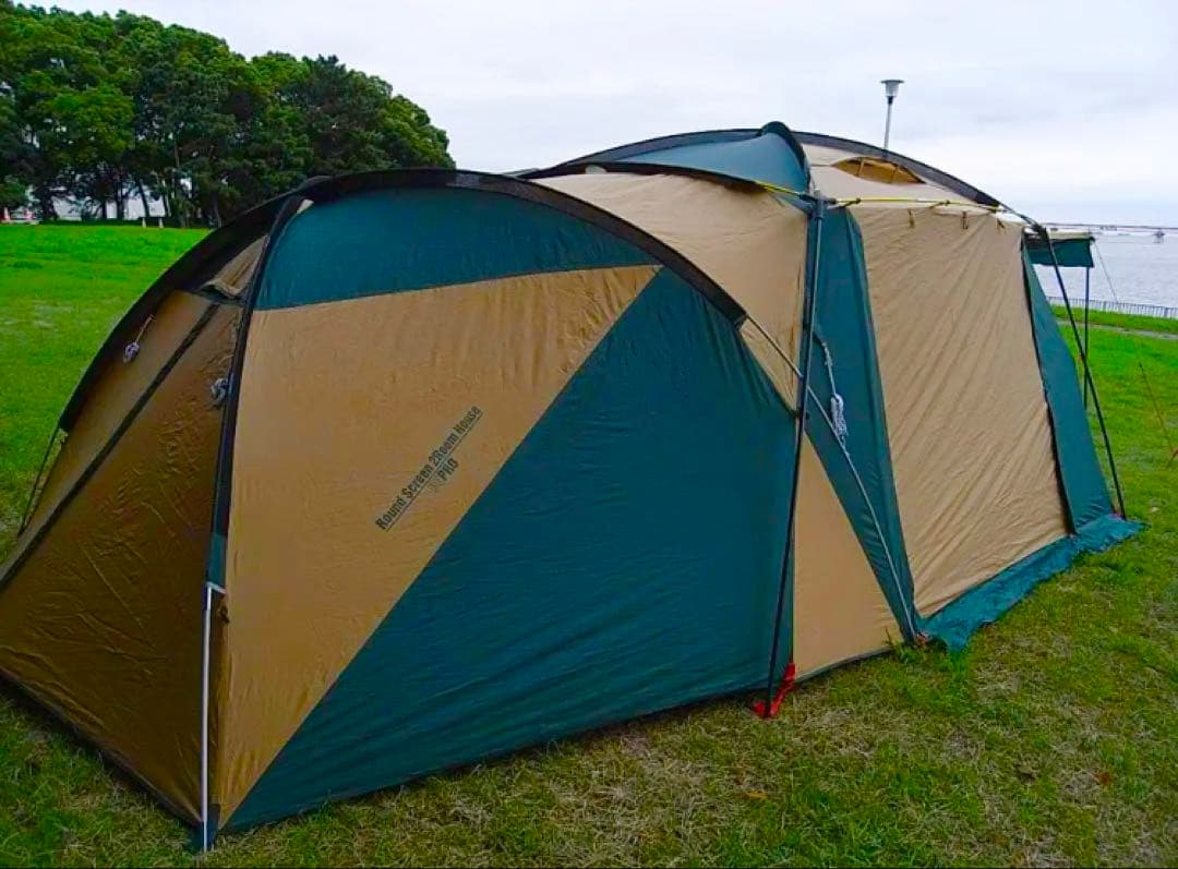 『極美品』コールマンテント ラウンドスクリーン2ルームハウス