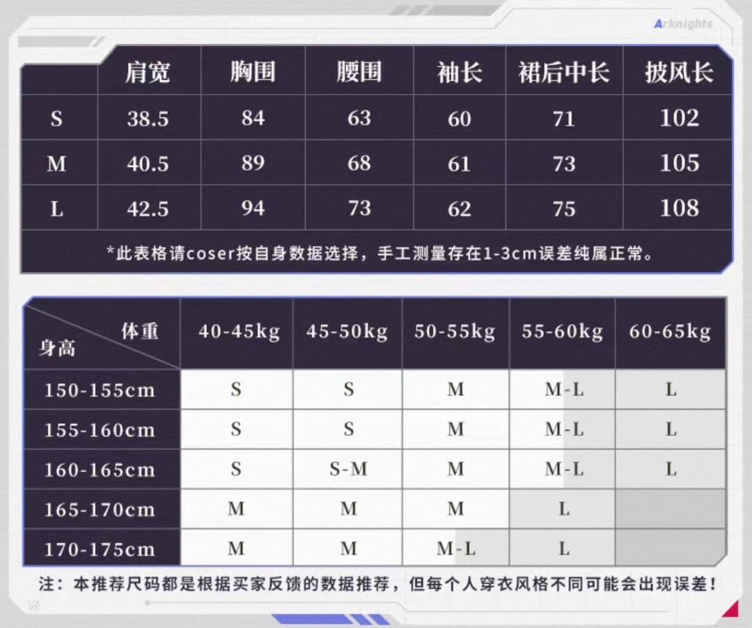 三分妄想　アークナイツ　荒蕪ラップランド　コスプレ衣装