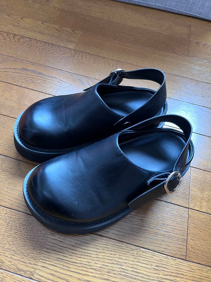 aere アエレeco leather sling back shoes