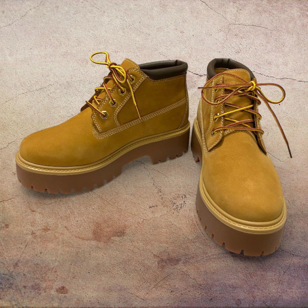 【Timberland】*＊美品厚底ブーツ＊* 25.0cm レディース
