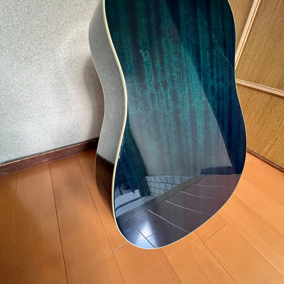 m*a様 新品未使用 ソフトケース付 アコースティックギター グラデーション ブ