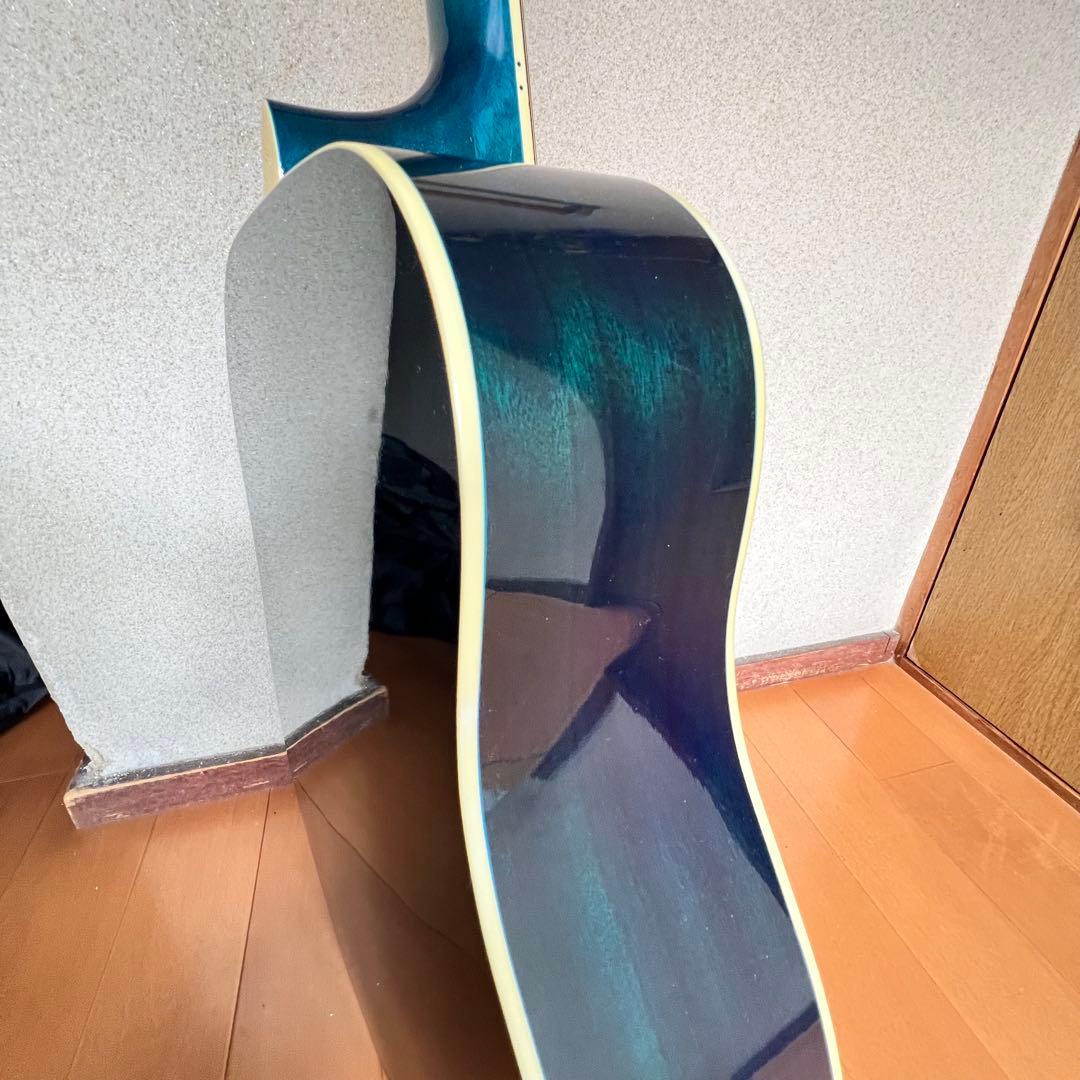 m*a様 新品未使用 ソフトケース付 アコースティックギター グラデーション ブ