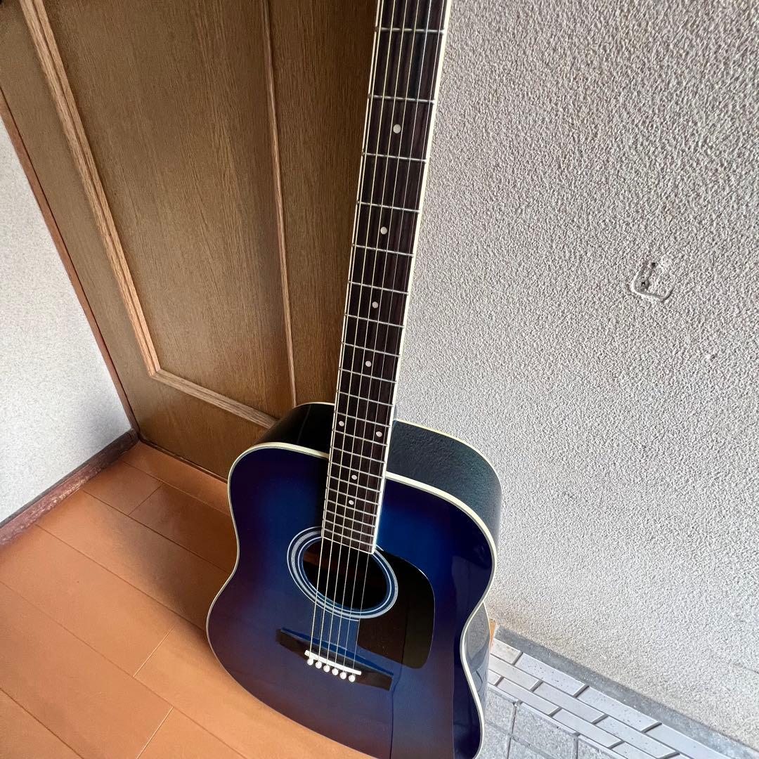 m*a様 新品未使用 ソフトケース付 アコースティックギター グラデーション ブ