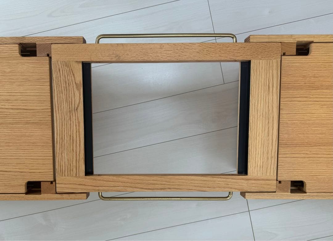 ikiki シェルフコンテナM ＋バーナーエクステンションテーブルオーク セット