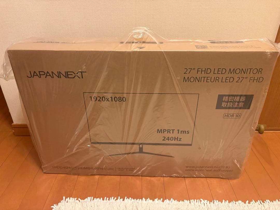 【新品・未開封】JAPANNEXT 27インチ ゲーミングモニター