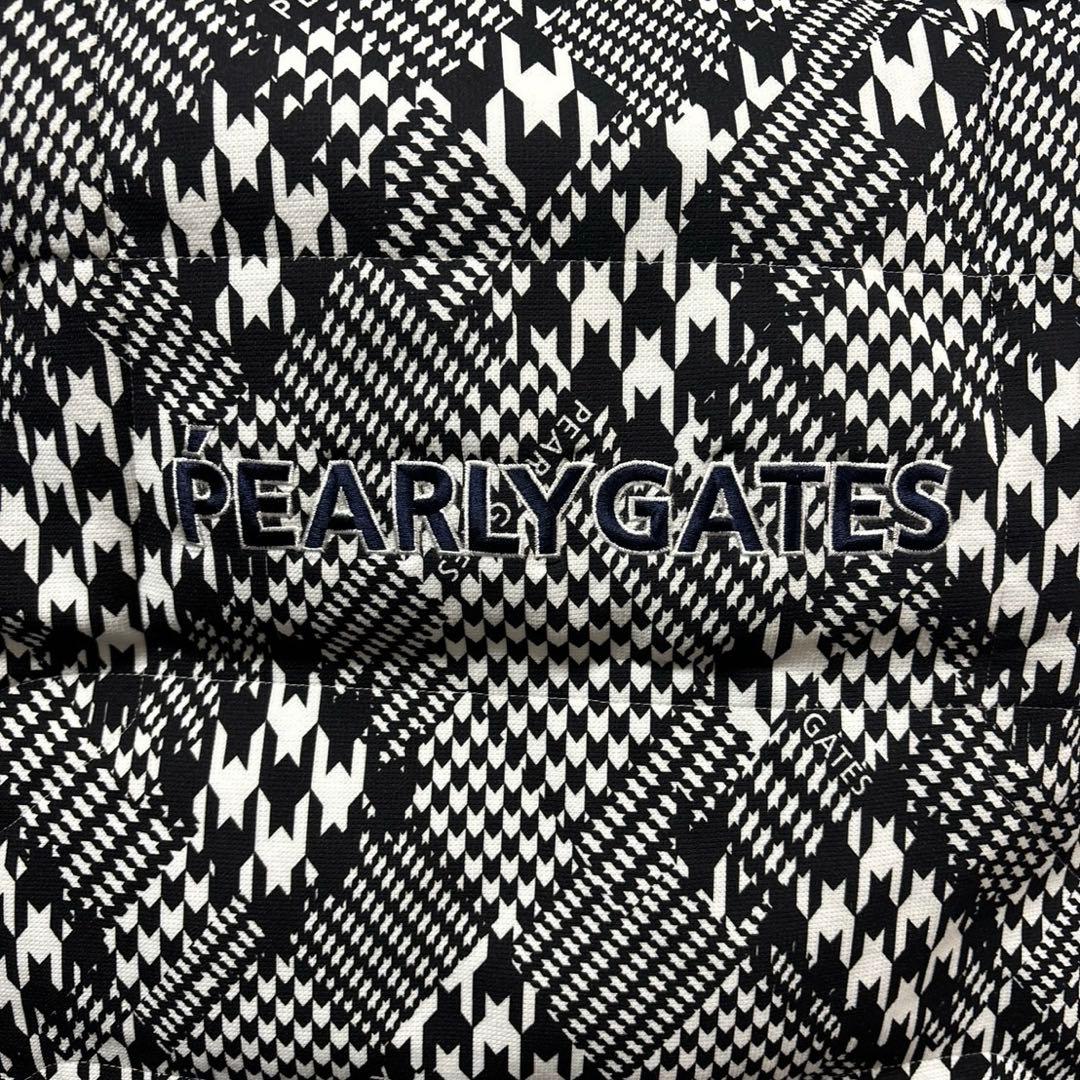 パーリーゲイツTEXBRID20GダンボールJQ千鳥柄ベストサイズ4