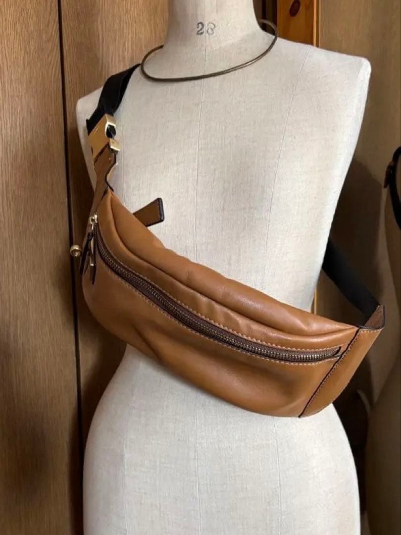 オルセット　ボディバック　レザー　美品　plage ウィムガゼット