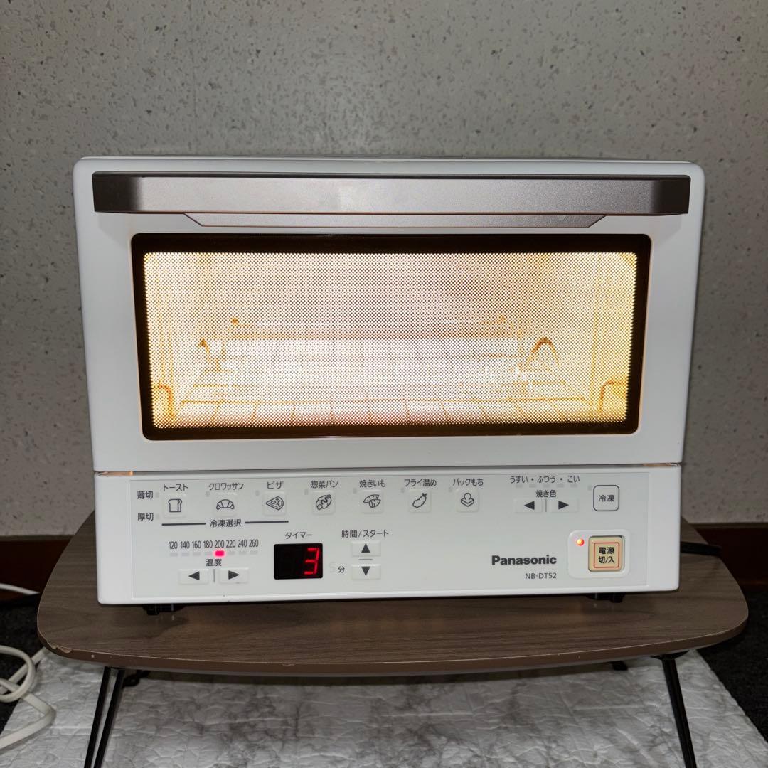【2020年製】PanasonicコンパクトオーブンNB-DT52-W