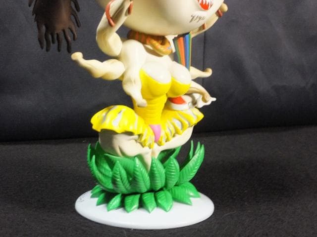 現代美術 田名網敬一　直筆サイン『KANNON観音菩薩像』立体ペイント1205C