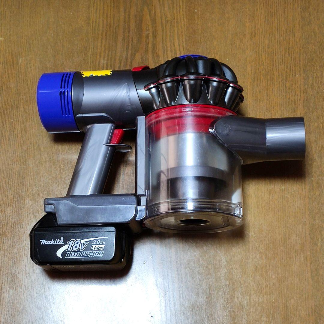 ダイソンV8 SV10 掃除機＋マキタ18vアダプターセット 分解清掃済み動作品