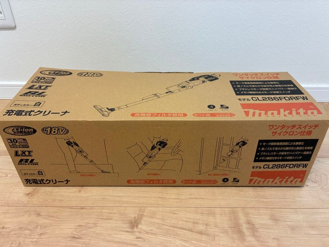 【新品未使用】マキタ コードレススティッククリーナー CL286FDRFW