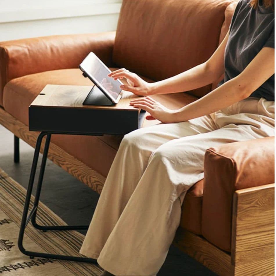 【美品】unico ウニコ ADDAY(アディ) サイドテーブル