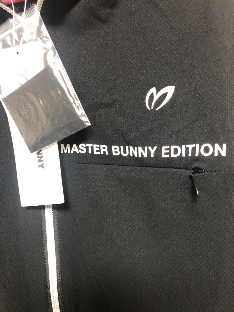 未使用 5万 タグ付 マスターバニーエディション ダブルジップ パーカー M 黒