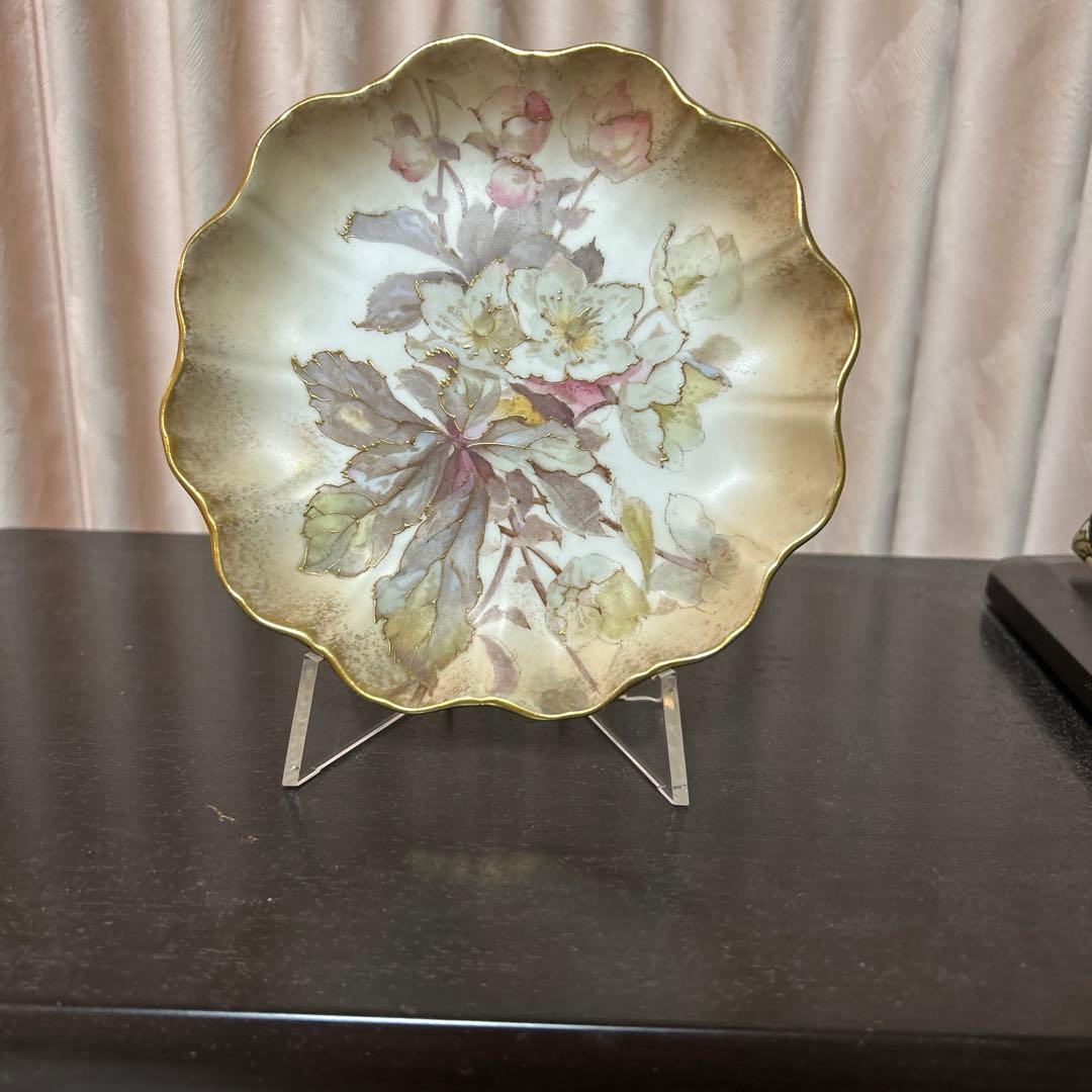 花柄波型皿6枚セット