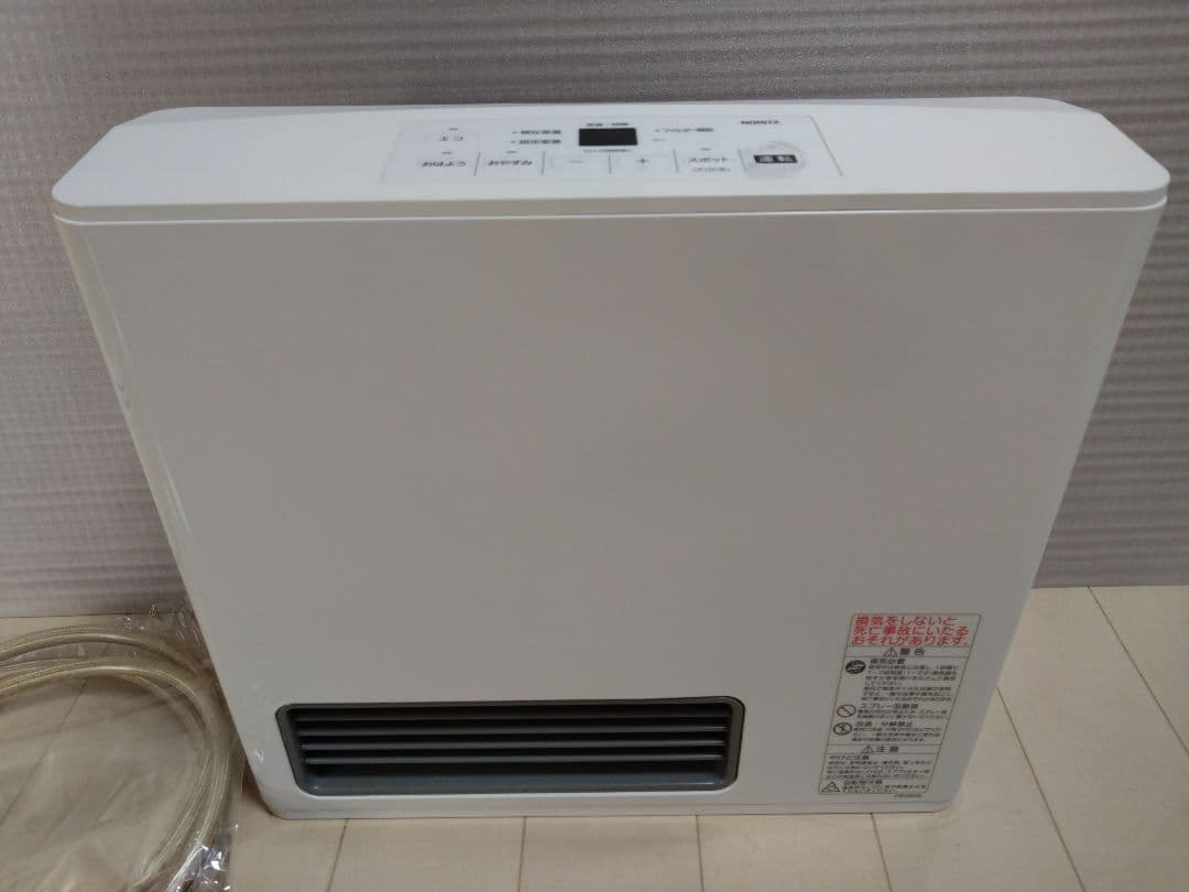 2022年製　ノーリツ　GFH-2406S　都市ガスファンヒーター ホース付き
