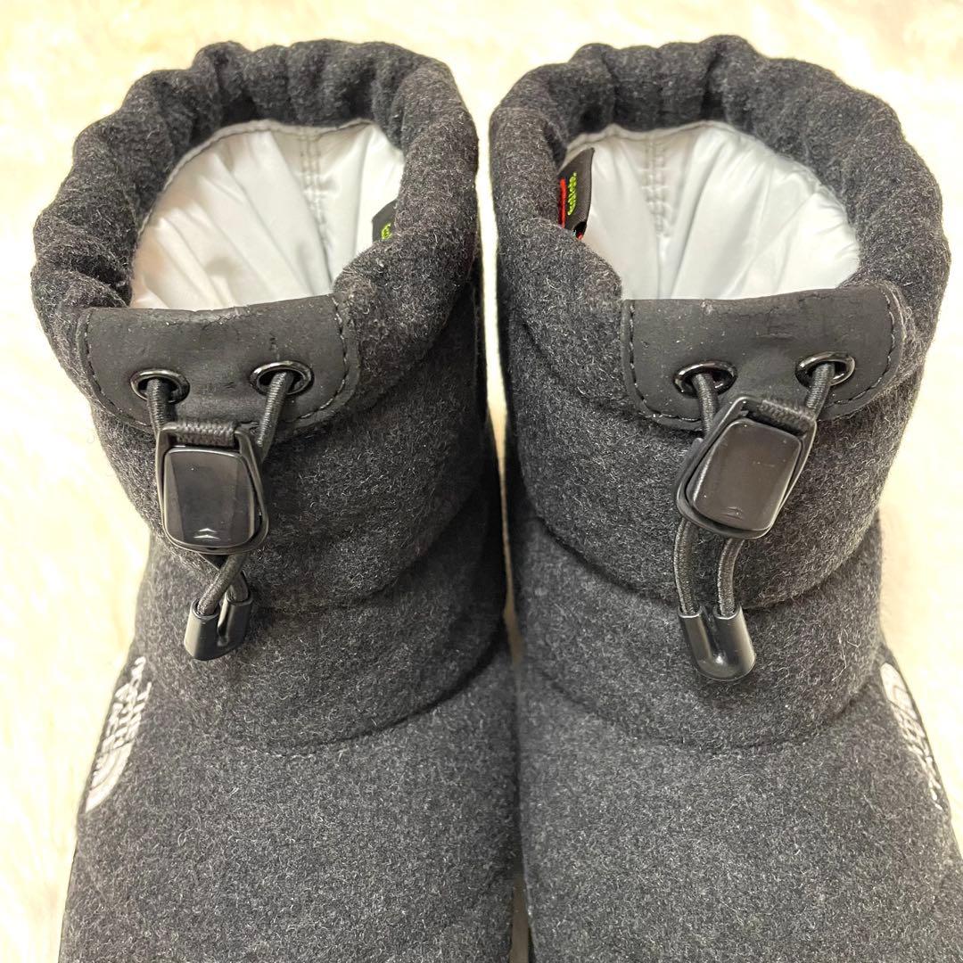 美品 ノースフェイス ヌプシブーツ ウール V ショート 23cm 撥水 保温
