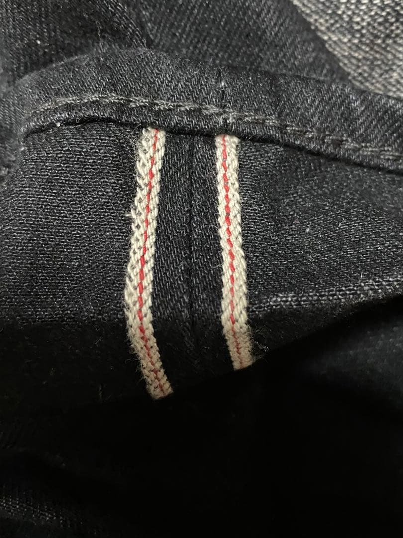 RRL ブラックスリムナロージーンズ