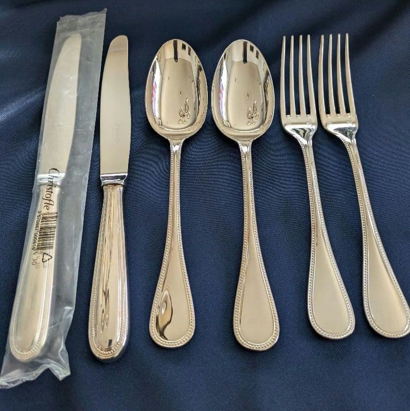 クリストフル　パール（未開封含む）テーブルサイズ 6点セット