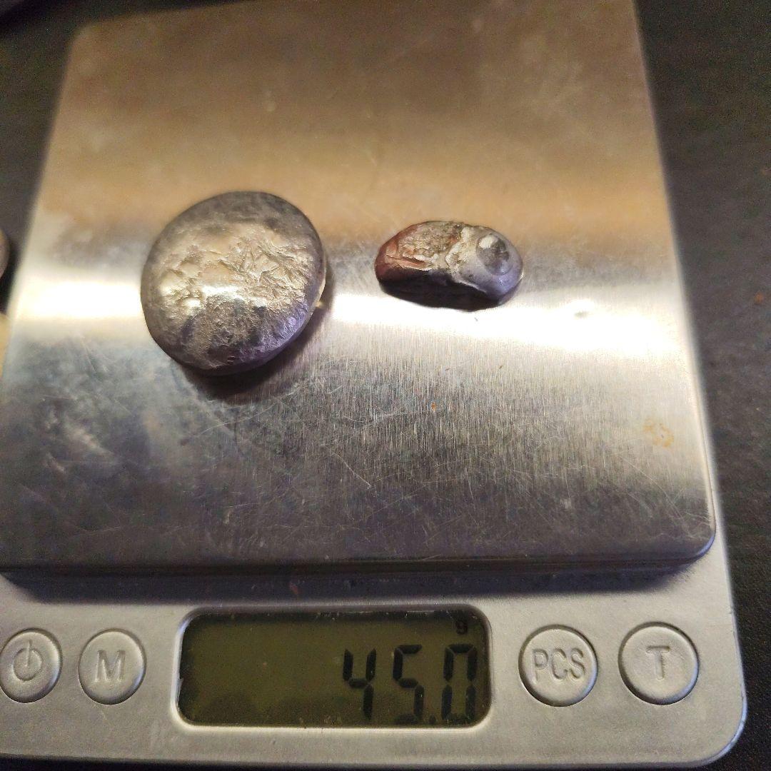 銀塊　つぶし 45g　925　純銀　850