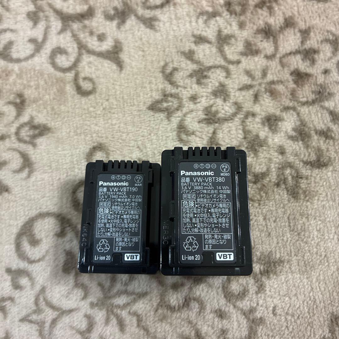 希少ピンク　極美品☆ Panasonic HC-W580M 予備バッテリー付き