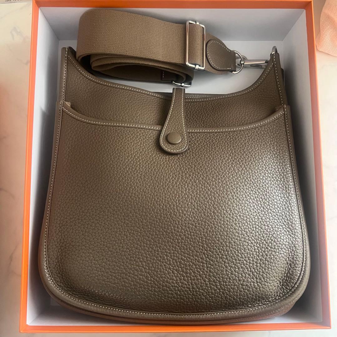 極美品　HERMES 【エブリン3PM】エトゥープ　ショルダーバッグ　エヴリン