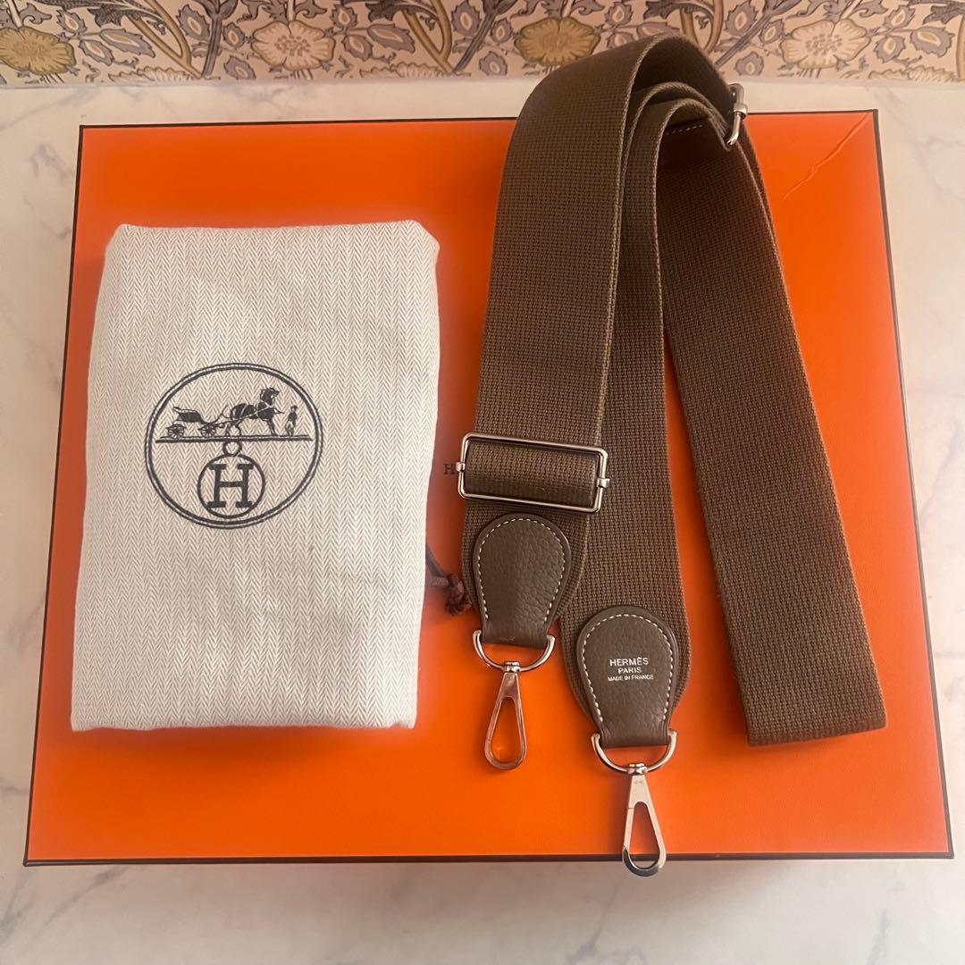 極美品　HERMES 【エブリン3PM】エトゥープ　ショルダーバッグ　エヴリン