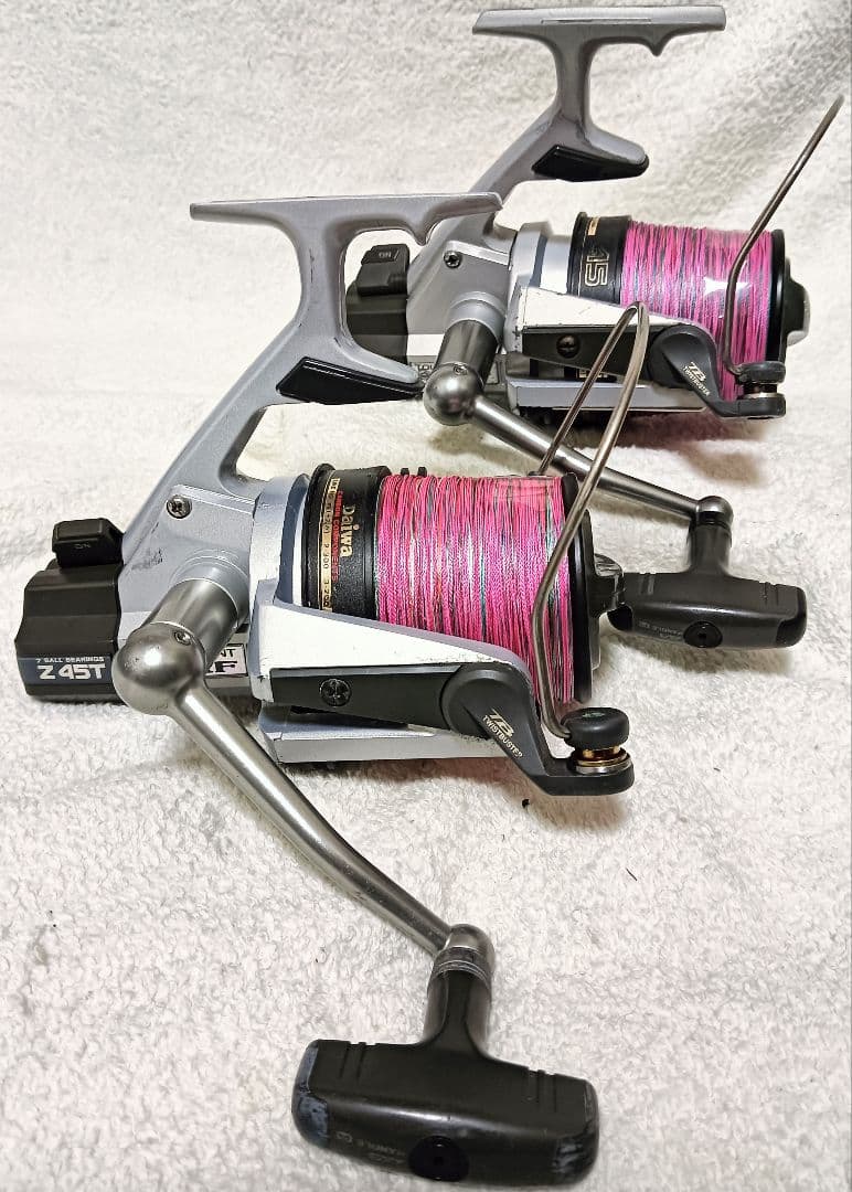 ダイワトーナメントサーフZ45Tまとめて2台！新品PEライン付