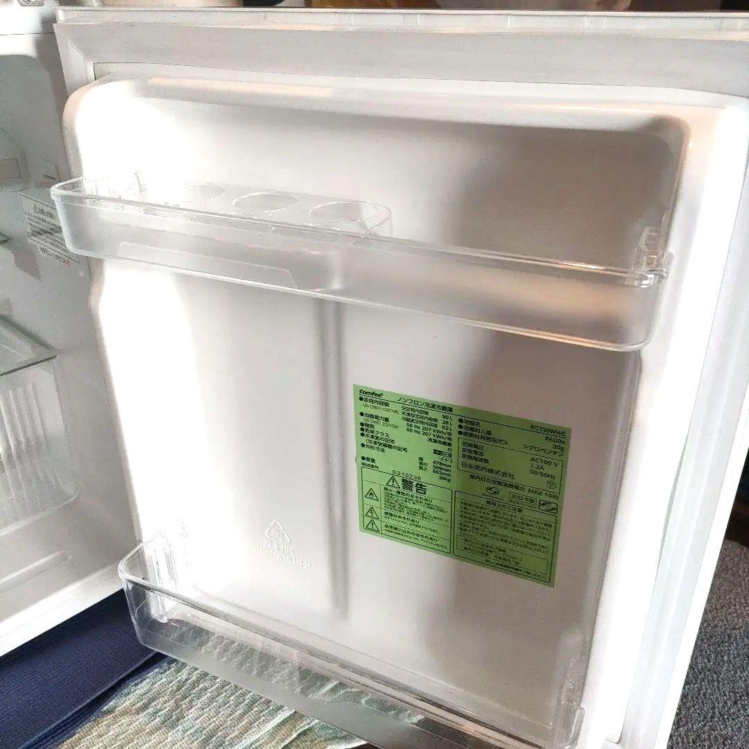 COMFEE'　冷凍　冷蔵庫　RCT90WH/E　2022年製　90L　送料無料