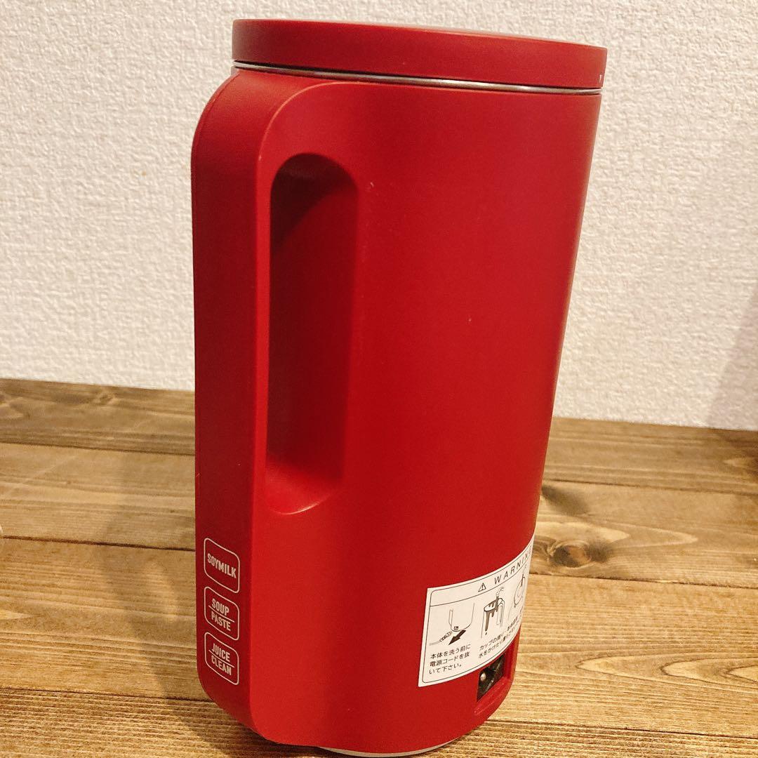 a*n様 【美品】レコルト自動調理ポットソイ&スープブレンダーレッド