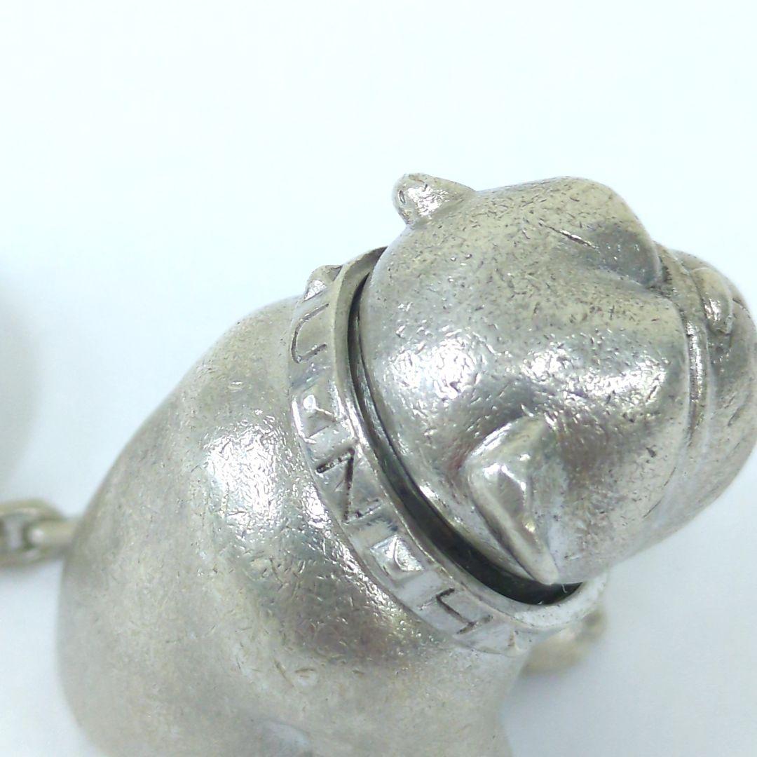 ダンヒル ブルドッグ キーホルダー キーリング シルバー925