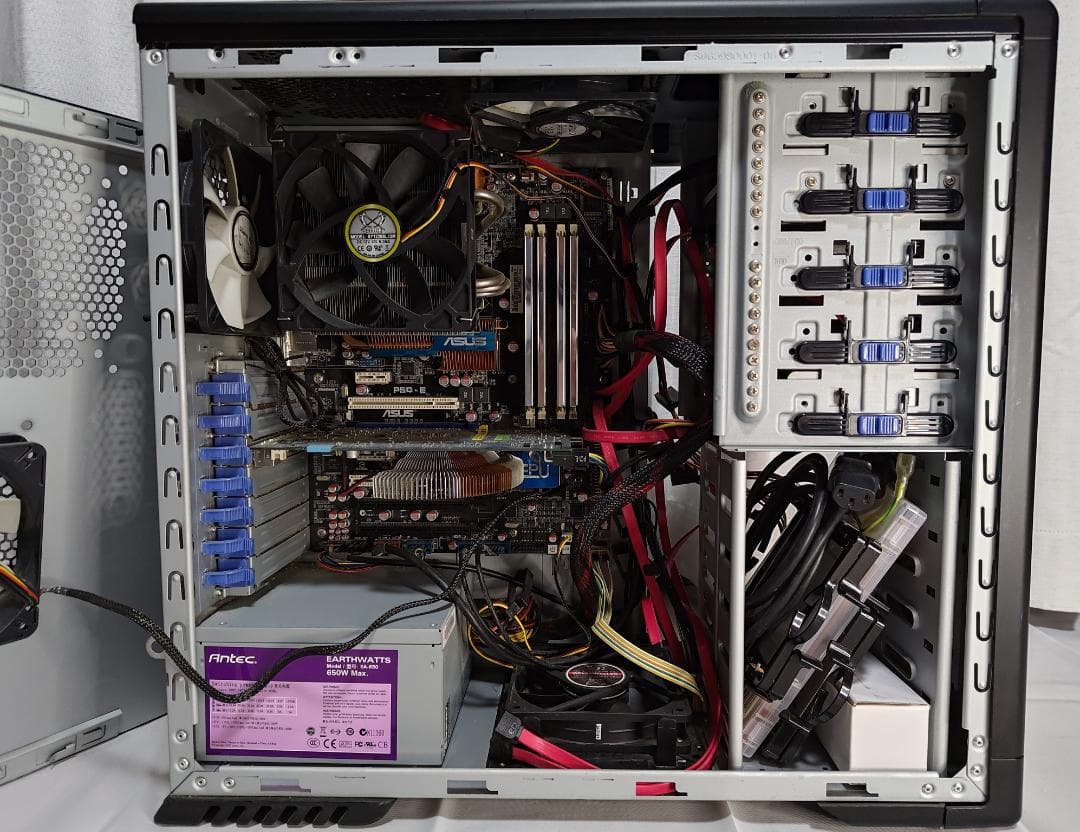 自作PC P5QE 8GB 9600GT Core2 Quad Win7 Pro