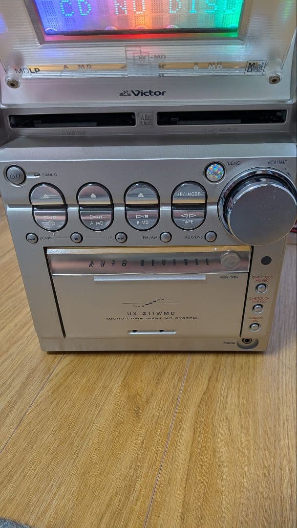 Victor ミニコンポ CDラジオカセットMDデッキ